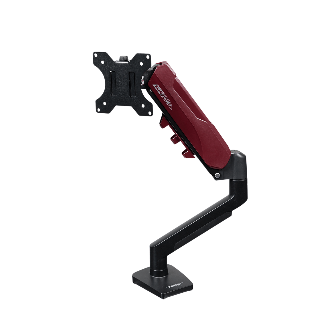 แขนจับจอมอนิเตอร์ TENGUGAMINGGEARS รุ่น SLIM(MA-S-RD1) สีแดง สำหรับจอ 15-32 นิ้ว_0